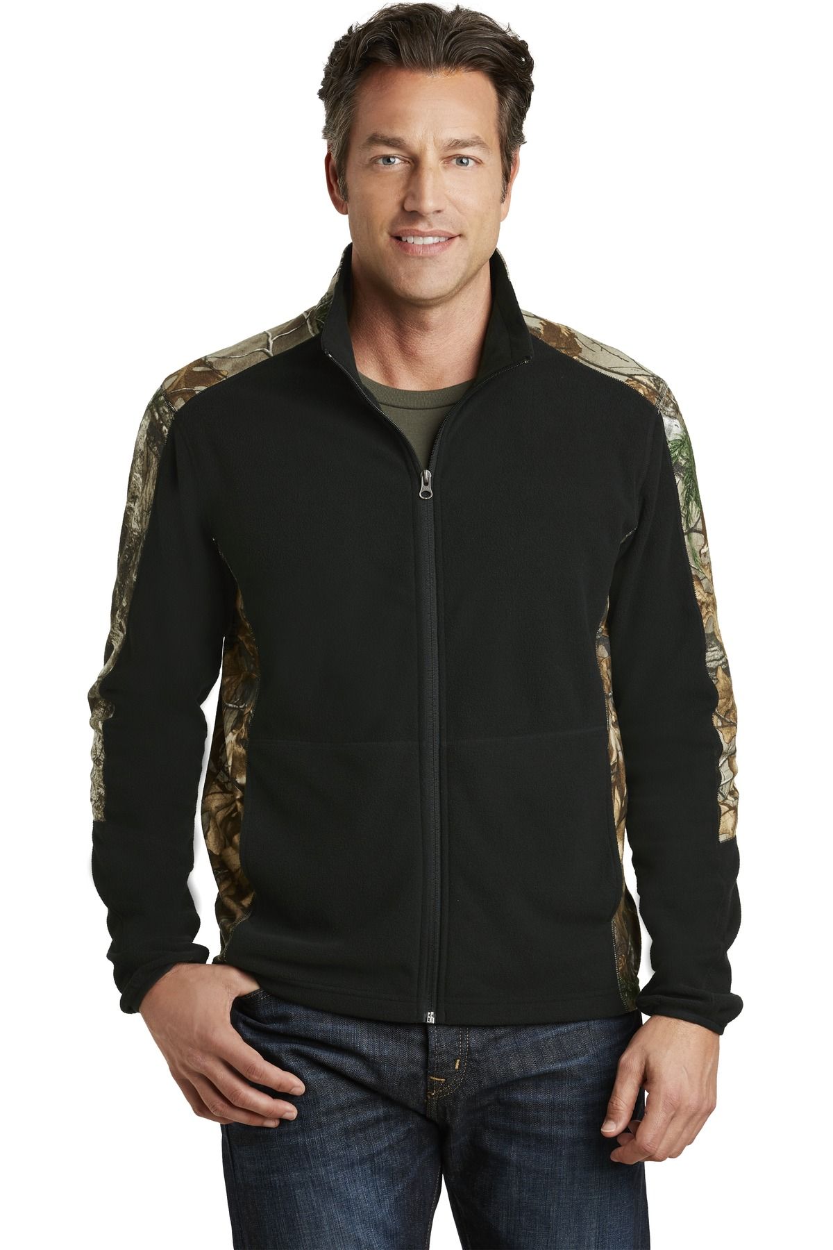  DISCONTINUED  Port Authority ®  Camouflage Microfleece Full-Zip Jacket