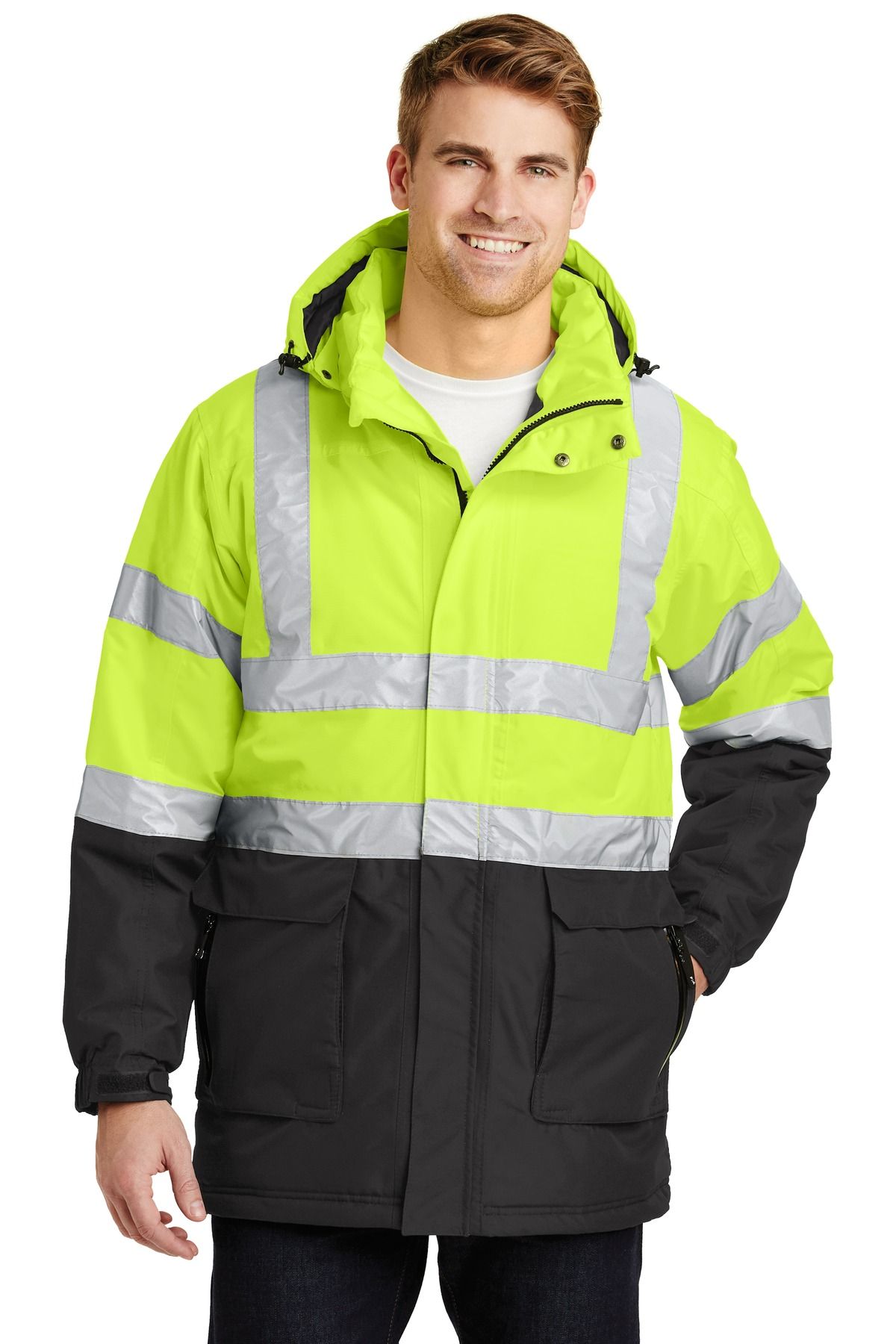 Port Authority ® ANSI 107 Class 3 Safety Heavyweight Parka