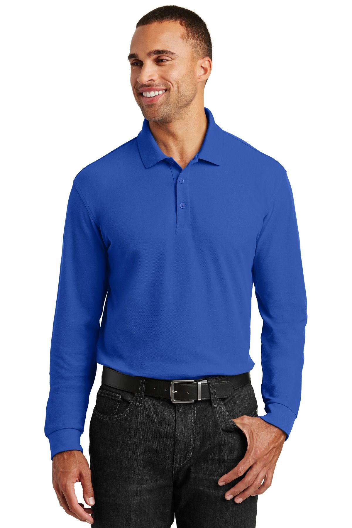 Port Authority ® Long Sleeve Core Classic Pique Polo