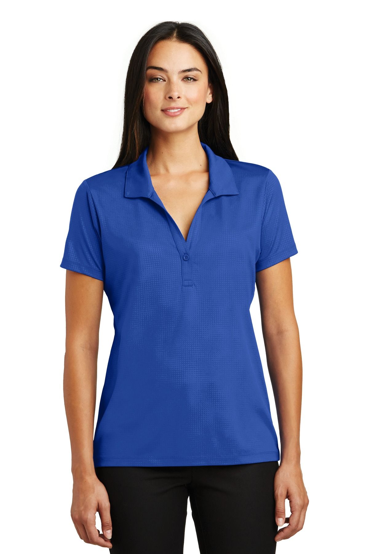  DISCONTINUED  Sport-Tek ®  Women's Embossed PosiCharge ®  Tough Polo ® 