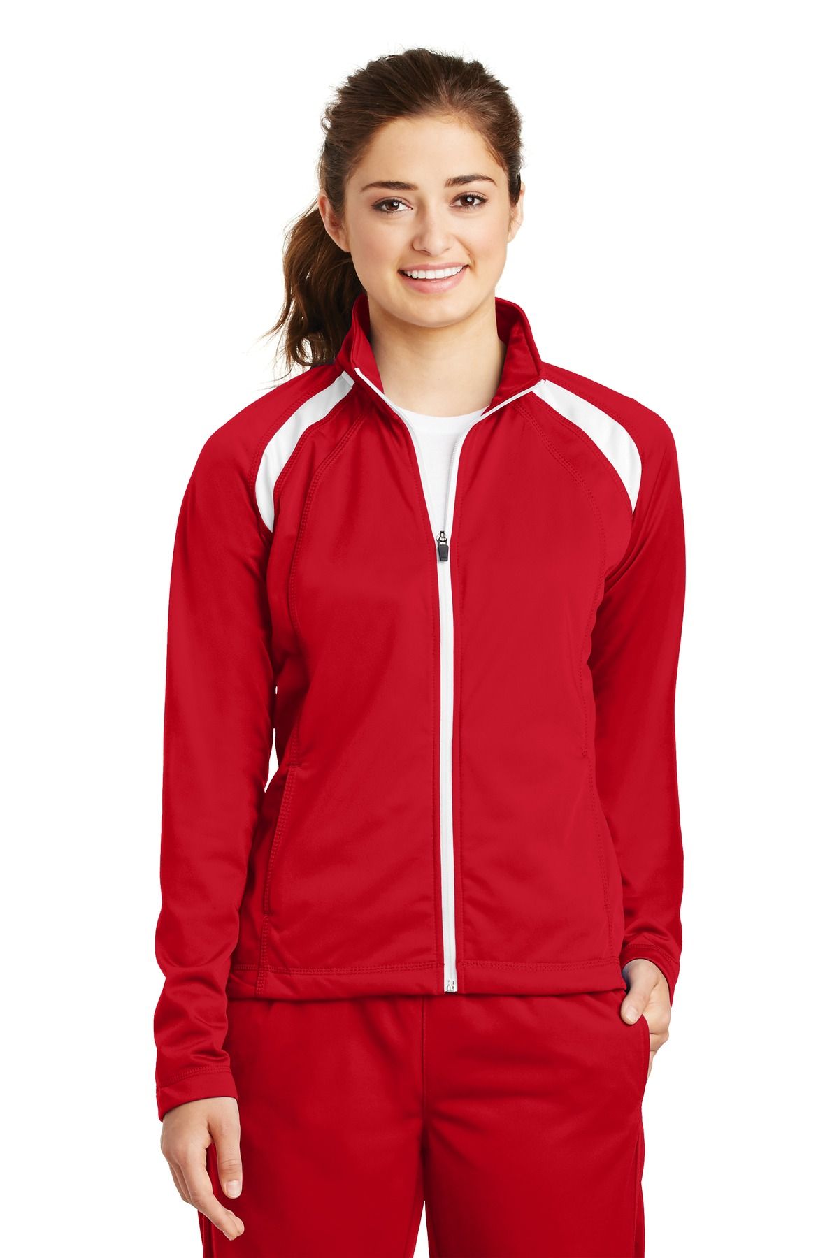 Sport-Tek ® Women's Tricot Track Jacket