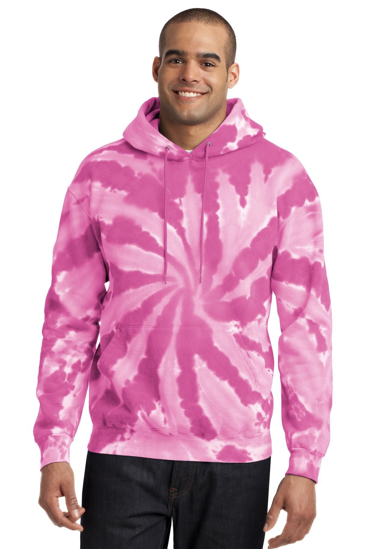 Port & Co   Tie-Dye Pullover Hooded Sweatshirt