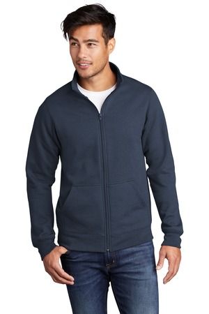 Port & Co   Core Fleece Cadet Full-Zip Sweatshirt PC78FZ