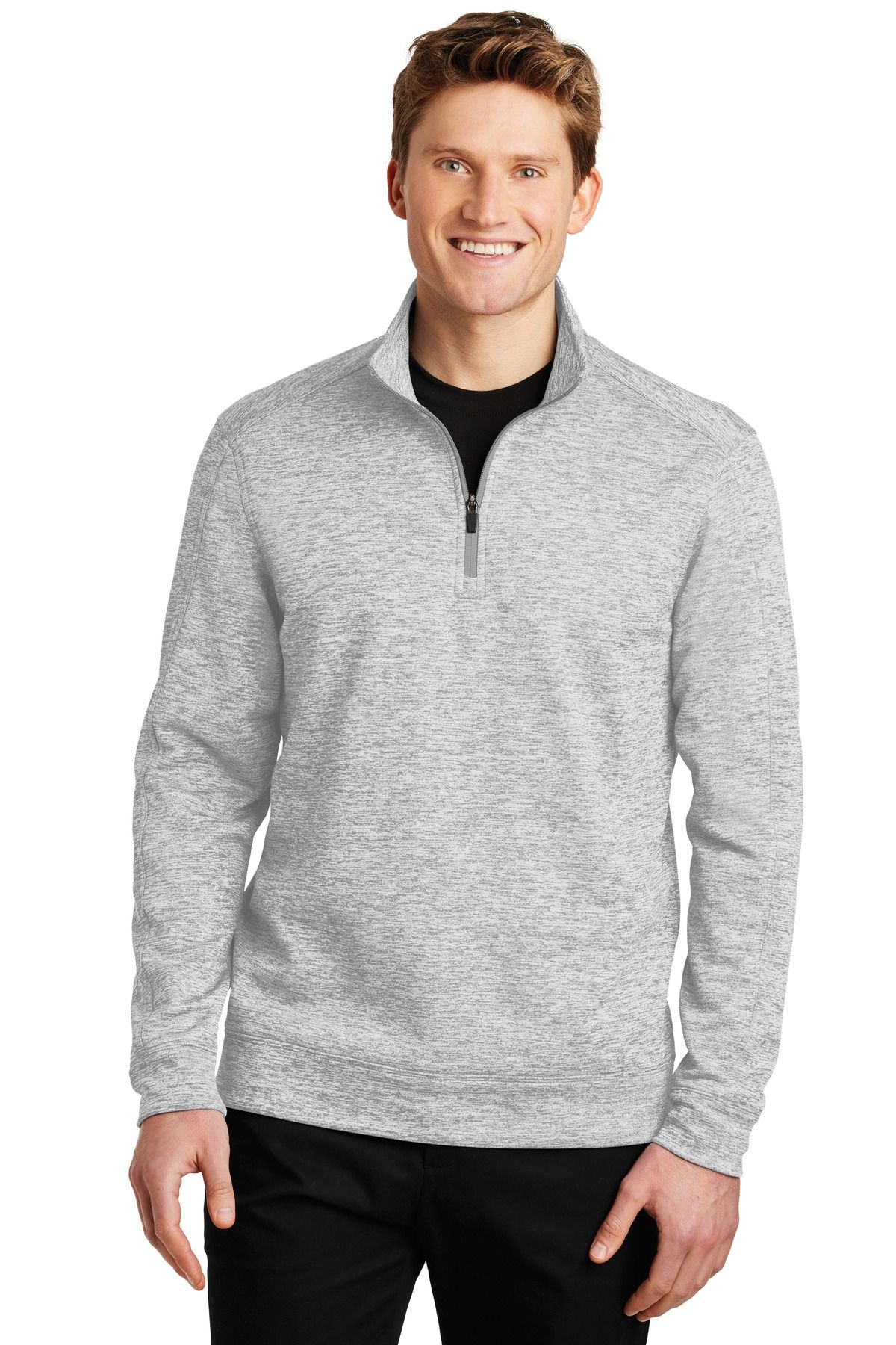 Sport-Tek ® PosiCharge ® Electric Heather Fleece 1/4-Zip Pullover