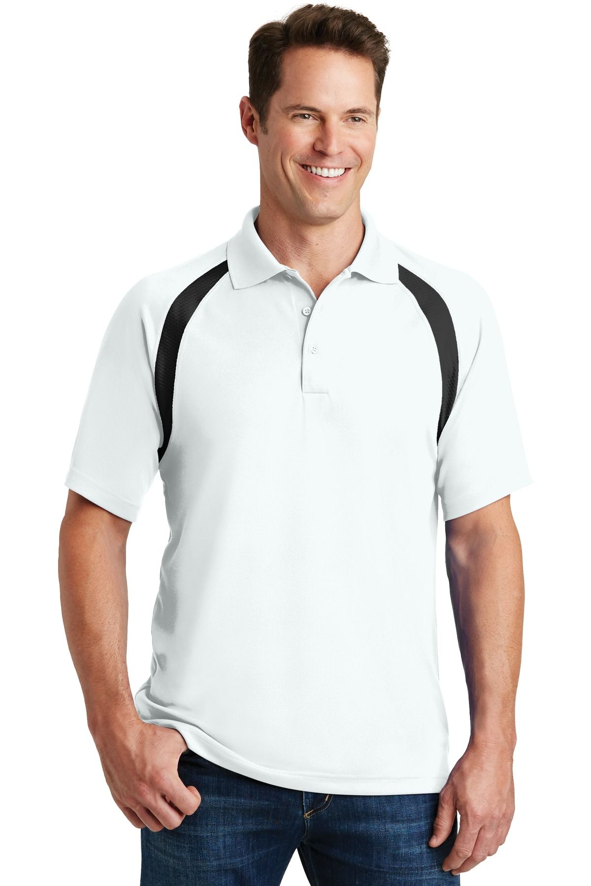Sport-Tek ®  Dry Zone ®  Colorblock Raglan Polo