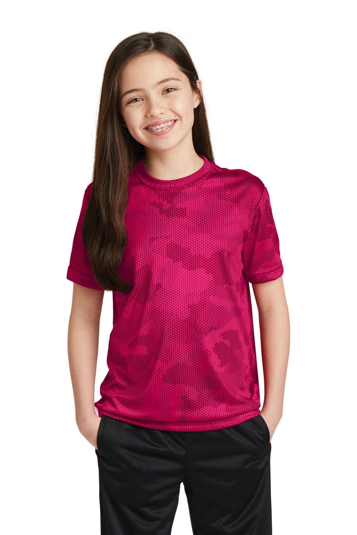 Sport-Tek ® Youth CamoHex Tee