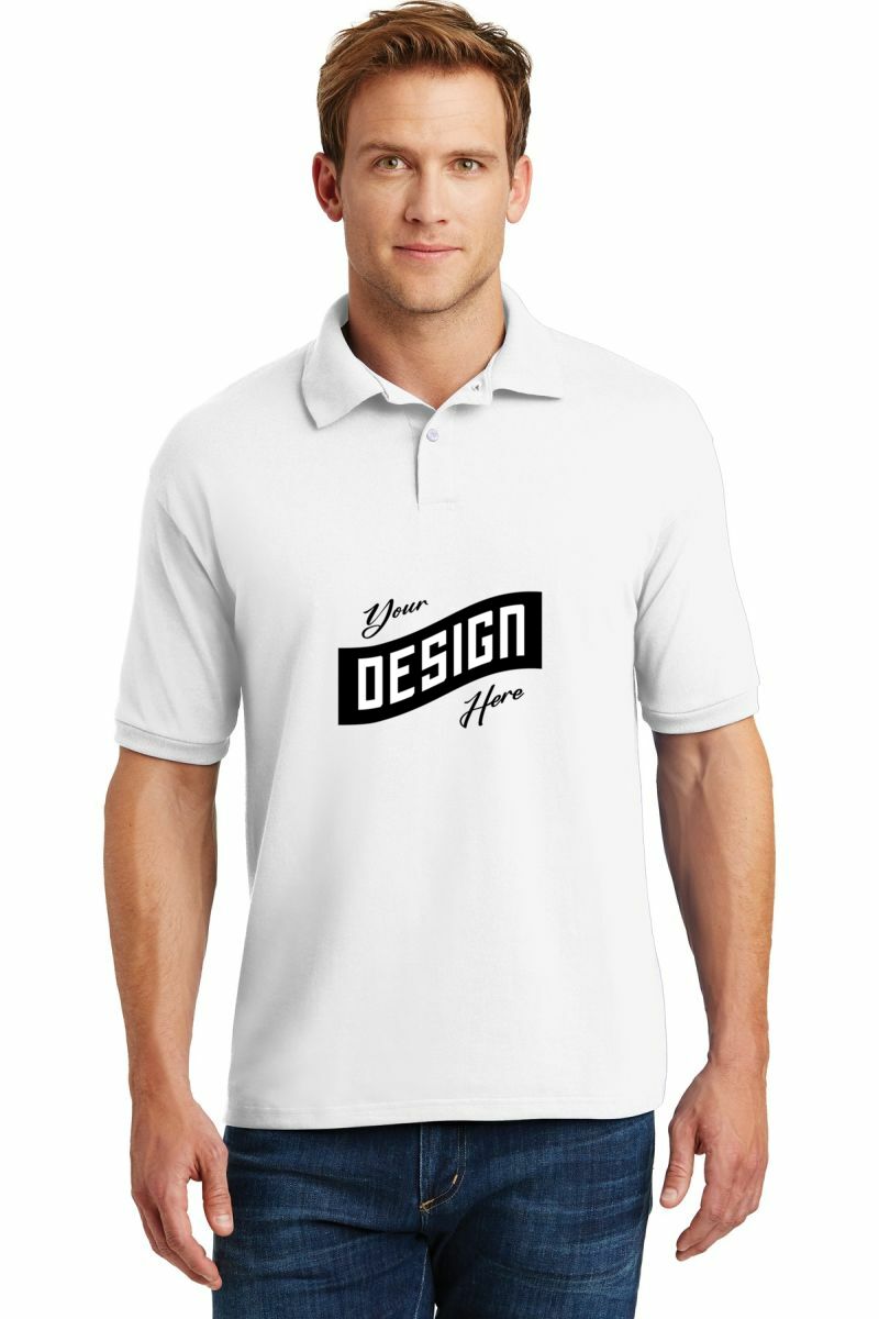 Hanes ® EcoSmart ® - 5.2-Ounce Jersey Knit Sport Shirt