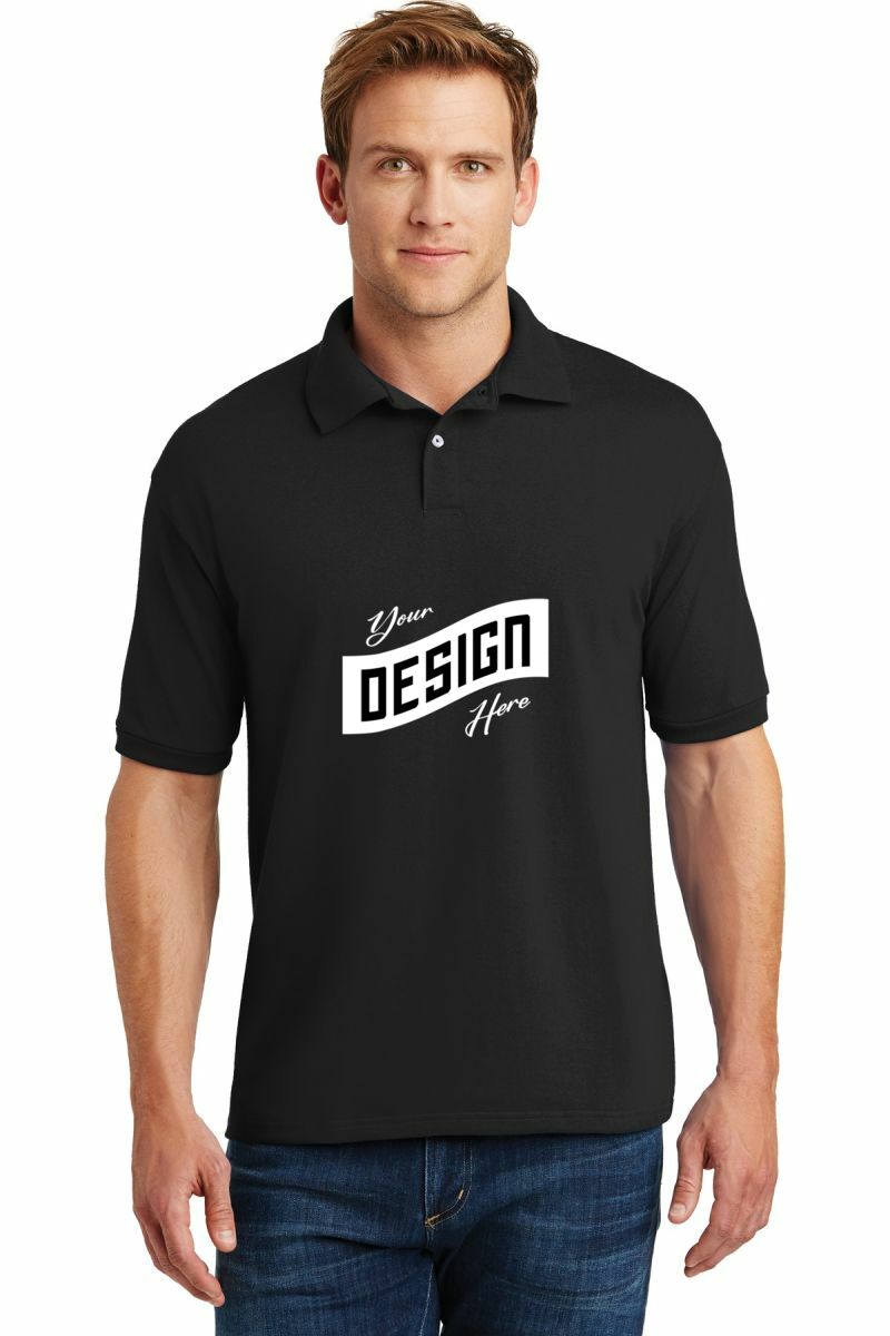 Hanes ® EcoSmart ® - 5.2-Ounce Jersey Knit Sport Shirt