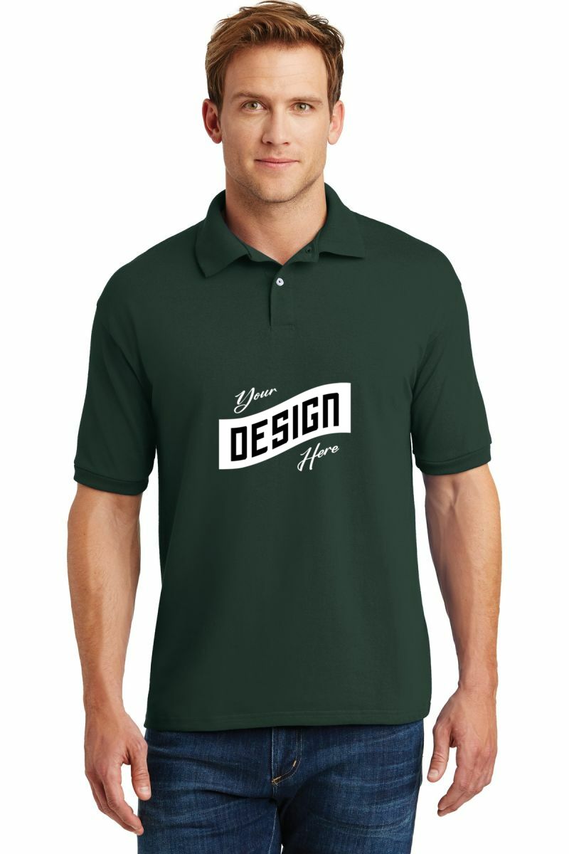 Hanes ® EcoSmart ® - 5.2-Ounce Jersey Knit Sport Shirt