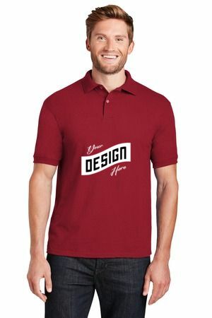 Hanes ® EcoSmart ® - 5.2-Ounce Jersey Knit Sport Shirt