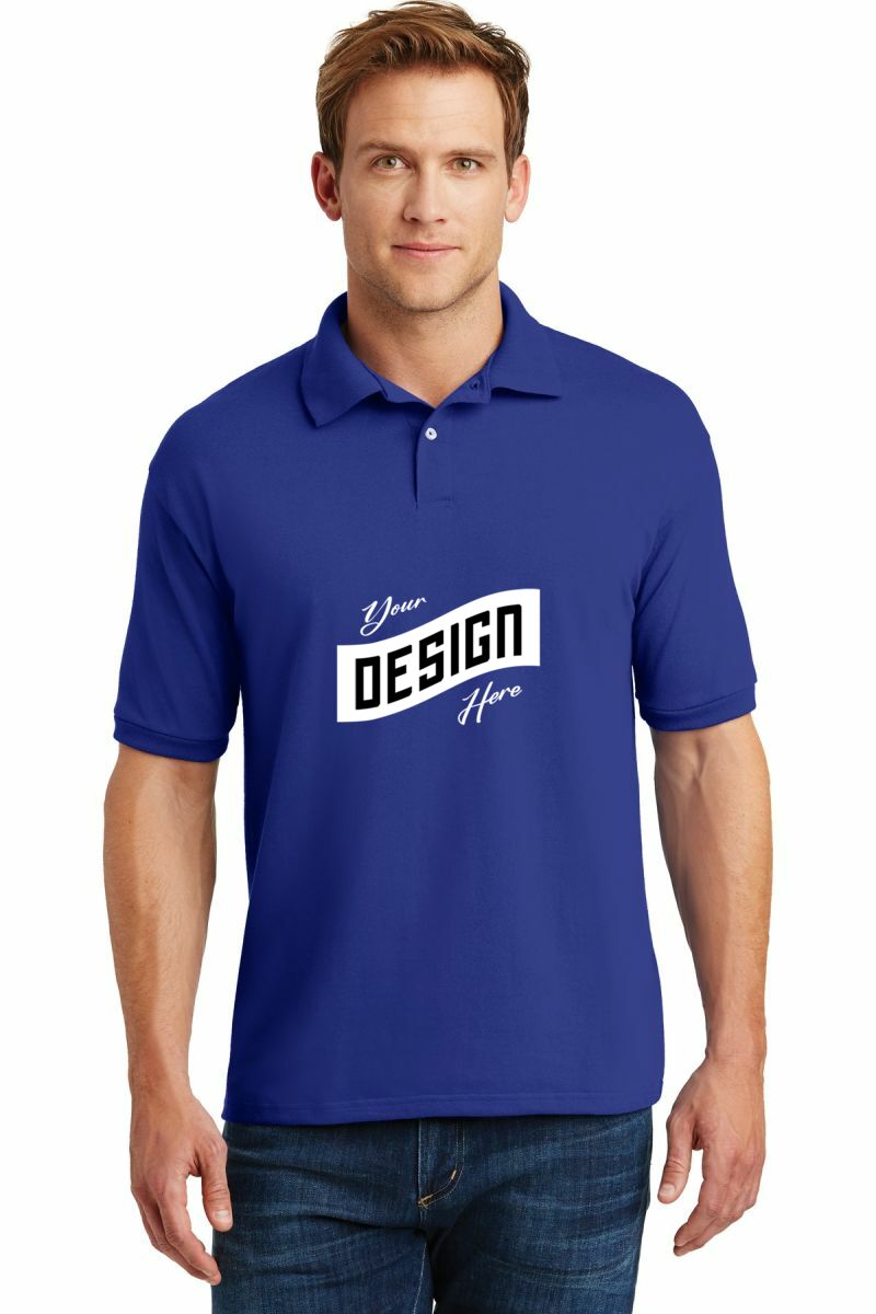 Hanes ® EcoSmart ® - 5.2-Ounce Jersey Knit Sport Shirt