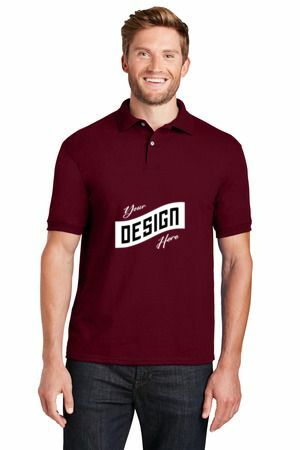 Hanes ® EcoSmart ® - 5.2-Ounce Jersey Knit Sport Shirt