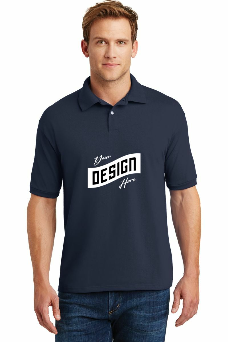 Hanes ® EcoSmart ® - 5.2-Ounce Jersey Knit Sport Shirt
