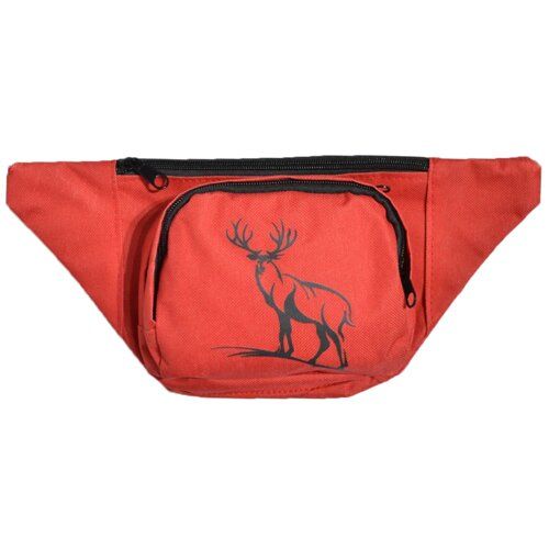 600D Polyester Fanny Packs W/ 4 Zipper