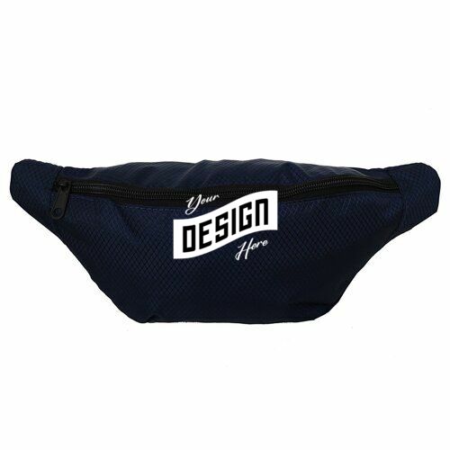 Waterproof Ribstop Waist Fanny Packs W/ 1 Zipper