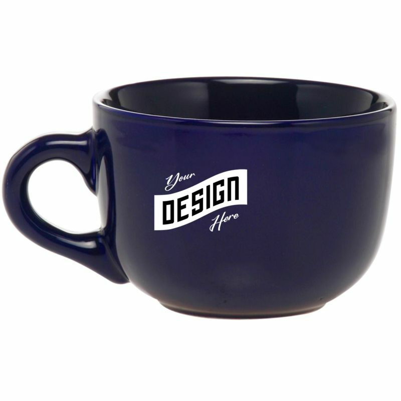 18 Oz. Cappuccino Custom Ceramic Mugs