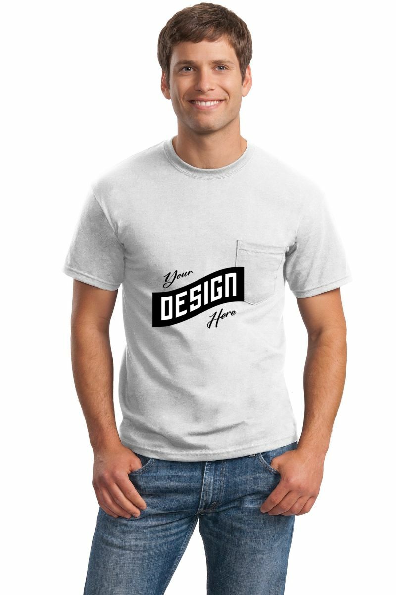 Gildan ® - Ultra Cotton ® 100% US Cotton T-Shirt with Pocket