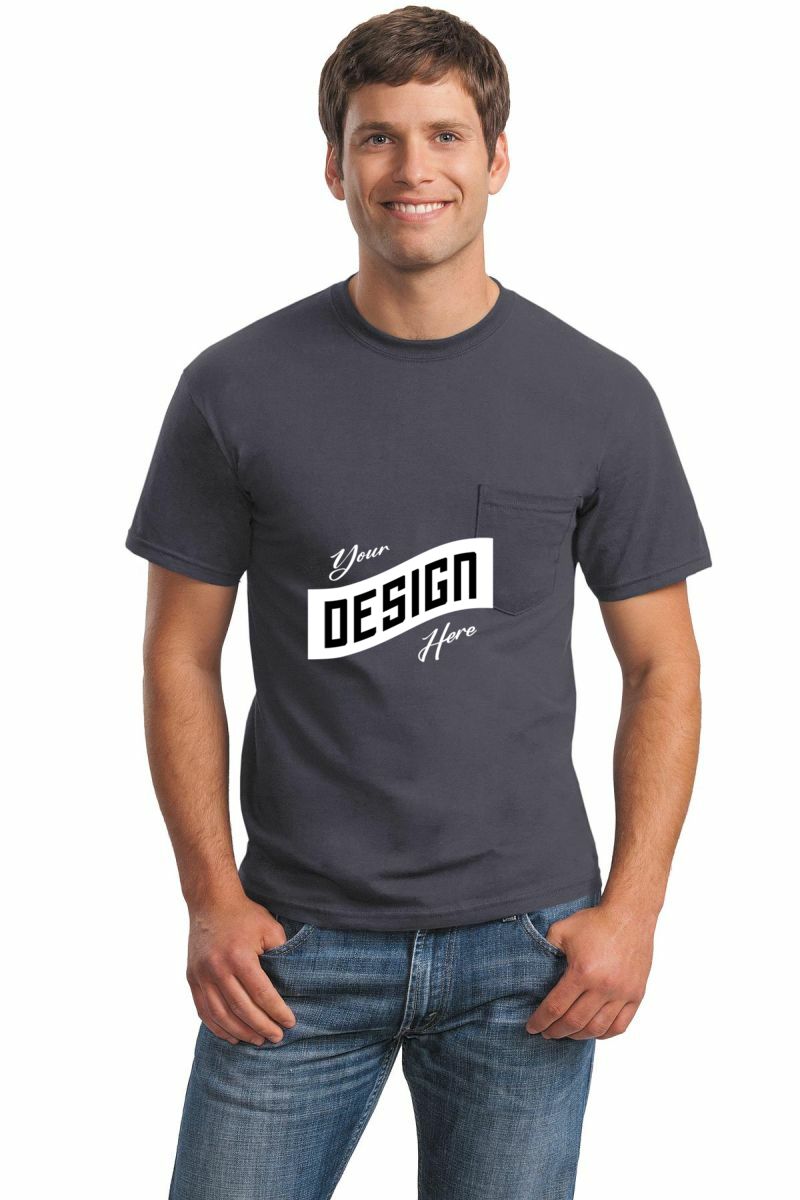 Gildan ® - Ultra Cotton ® 100% US Cotton T-Shirt with Pocket
