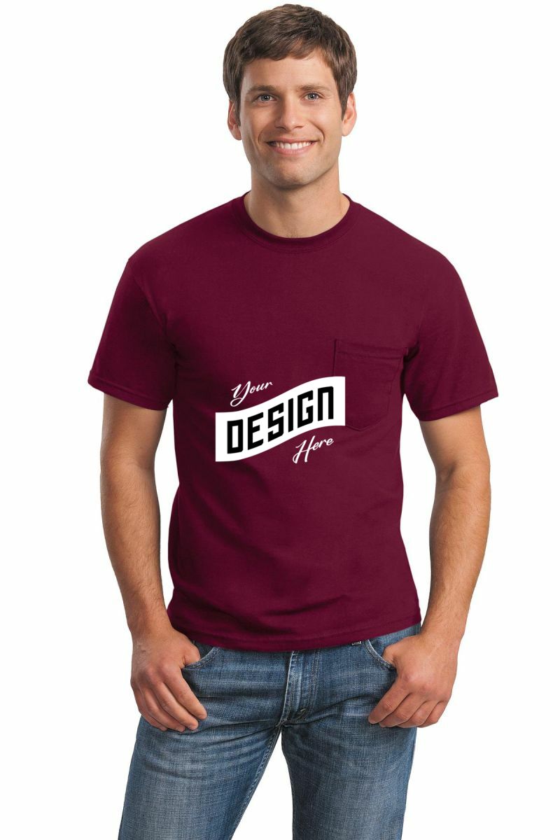 Gildan ® - Ultra Cotton ® 100% US Cotton T-Shirt with Pocket