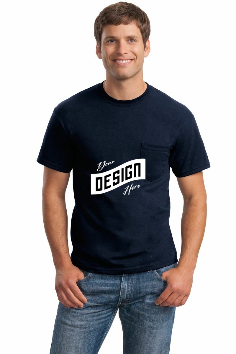 Gildan ® - Ultra Cotton ® 100% US Cotton T-Shirt with Pocket
