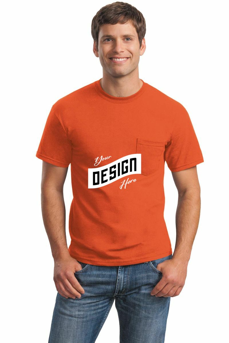 Gildan ® - Ultra Cotton ® 100% US Cotton T-Shirt with Pocket