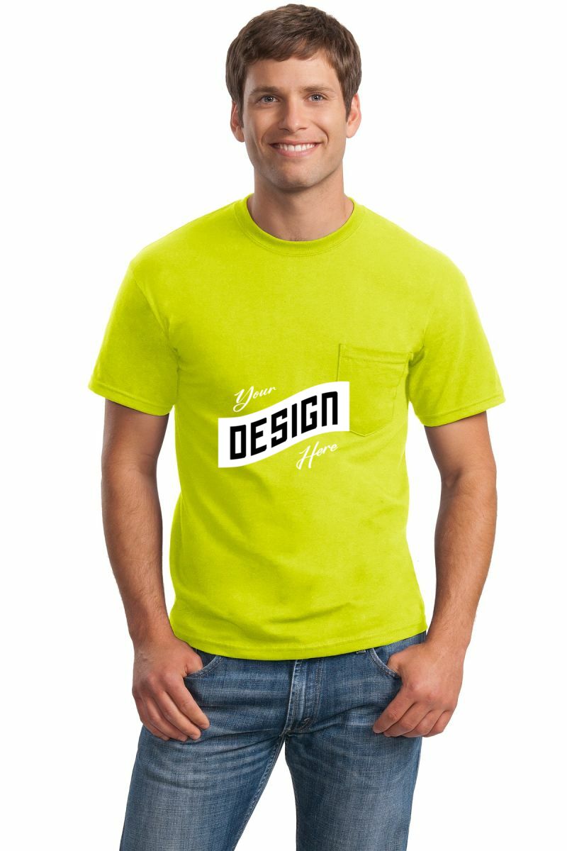 Gildan ® - Ultra Cotton ® 100% US Cotton T-Shirt with Pocket
