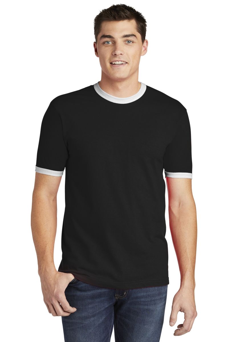 American Apparel  ®  Fine Jersey Ringer T-Shirt