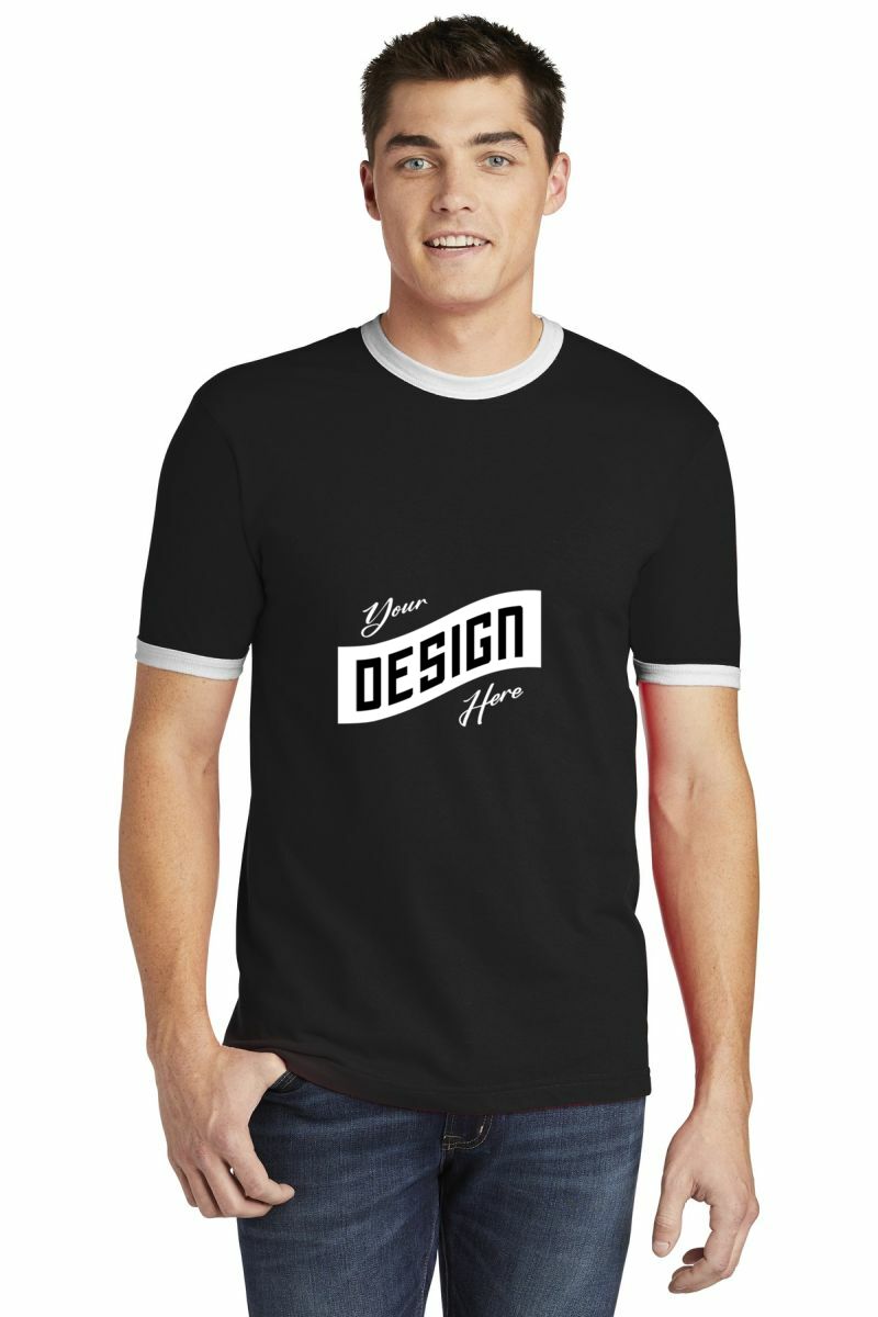 American Apparel  ®  Fine Jersey Ringer T-Shirt