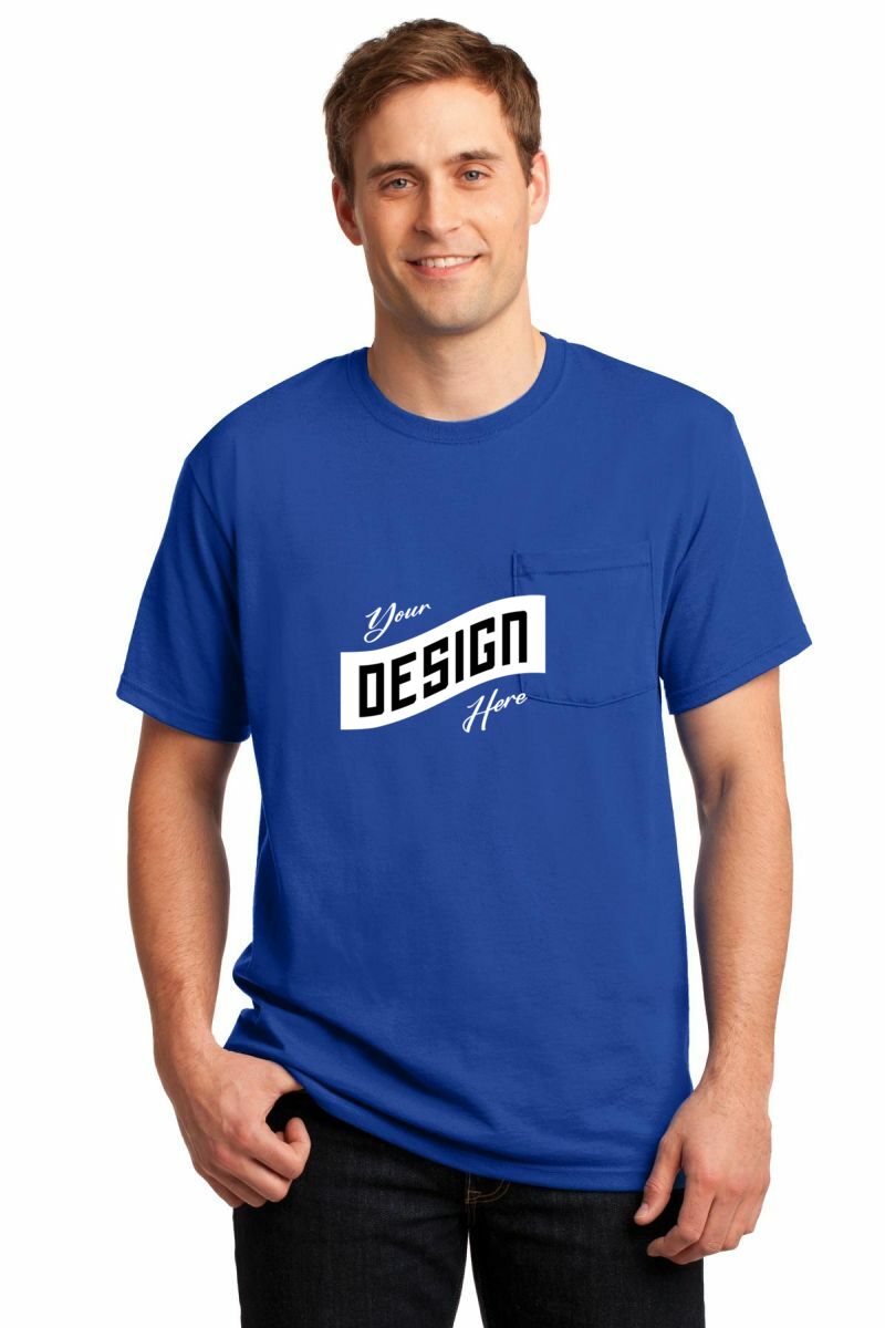 Jerzees ® - Dri-Power ® 50/50 Cotton/Poly Pocket T-Shirt