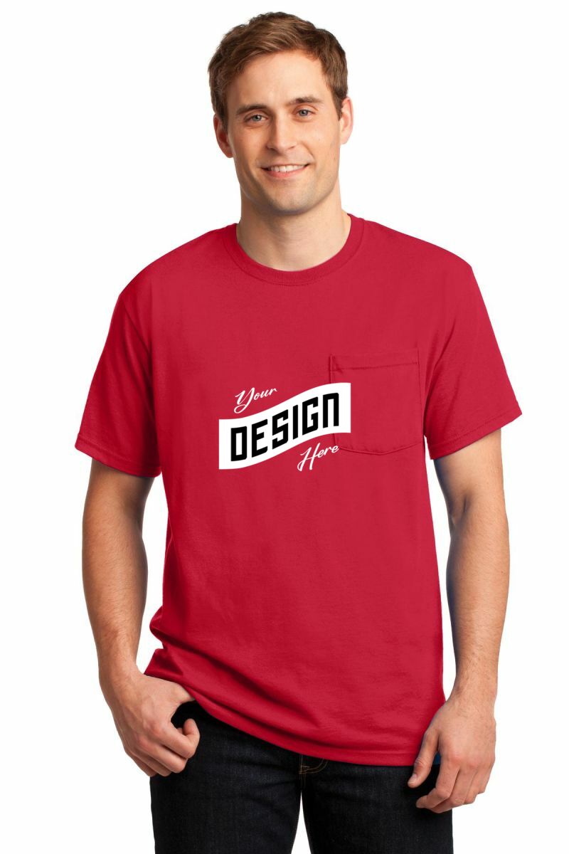 Jerzees ® - Dri-Power ® 50/50 Cotton/Poly Pocket T-Shirt