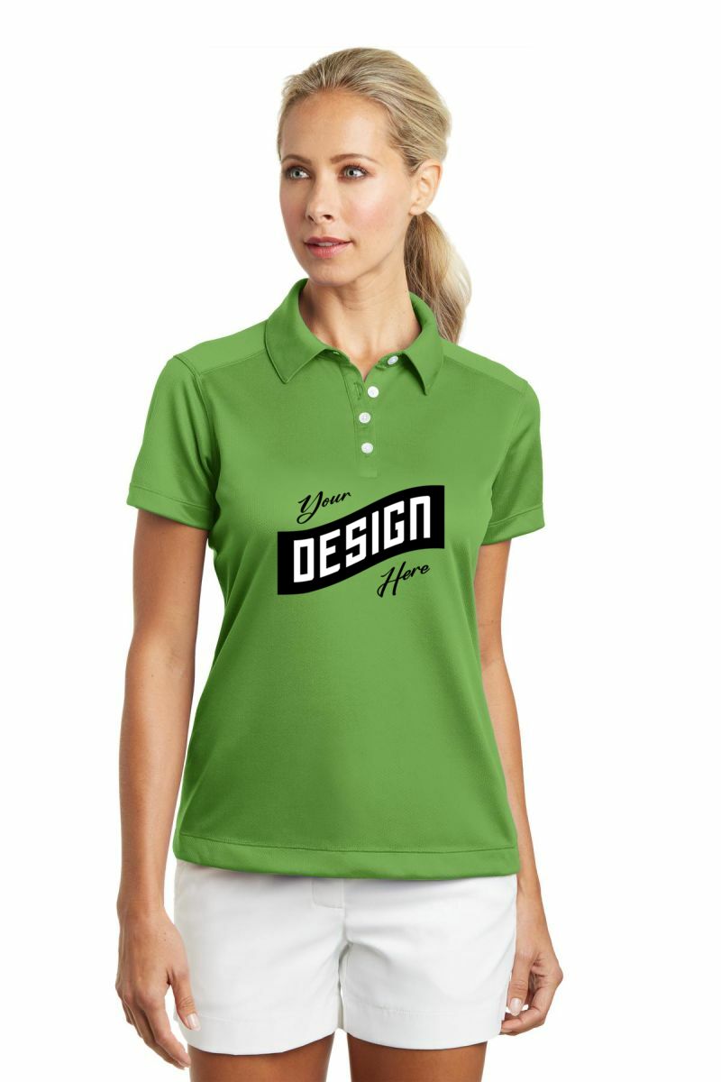  DISCONTINUED  Nike Ladies Dri-FIT Pebble Texture Polo