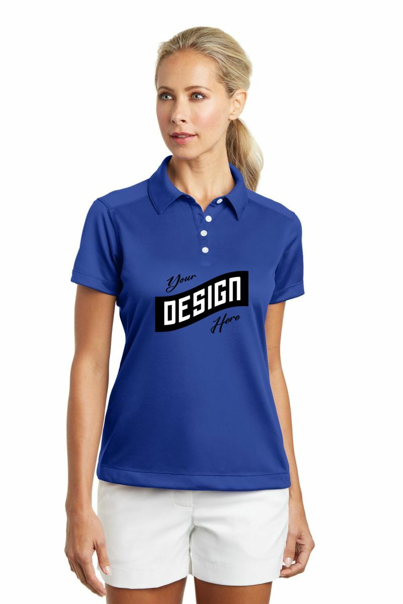 DISCONTINUED  Nike Ladies Dri-FIT Pebble Texture Polo