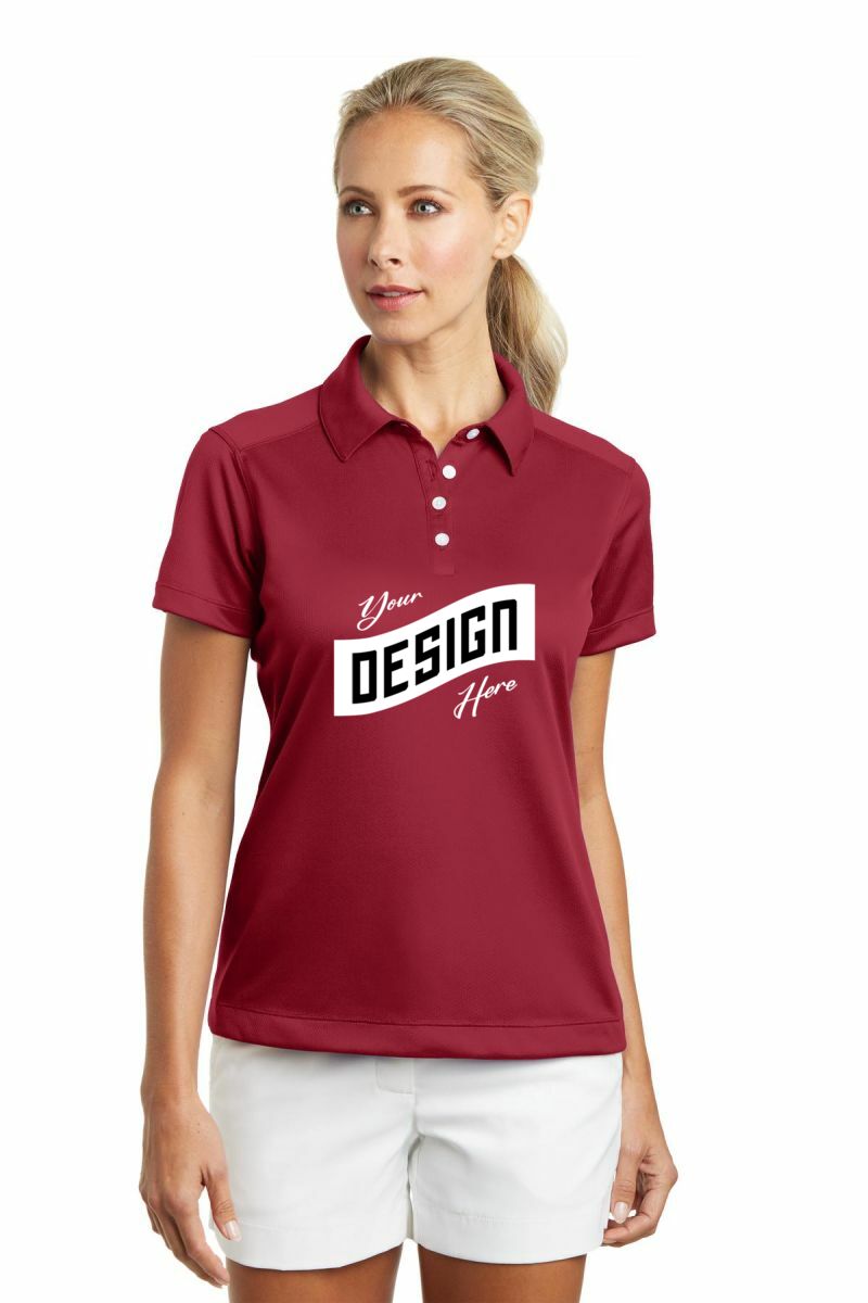  DISCONTINUED  Nike Ladies Dri-FIT Pebble Texture Polo