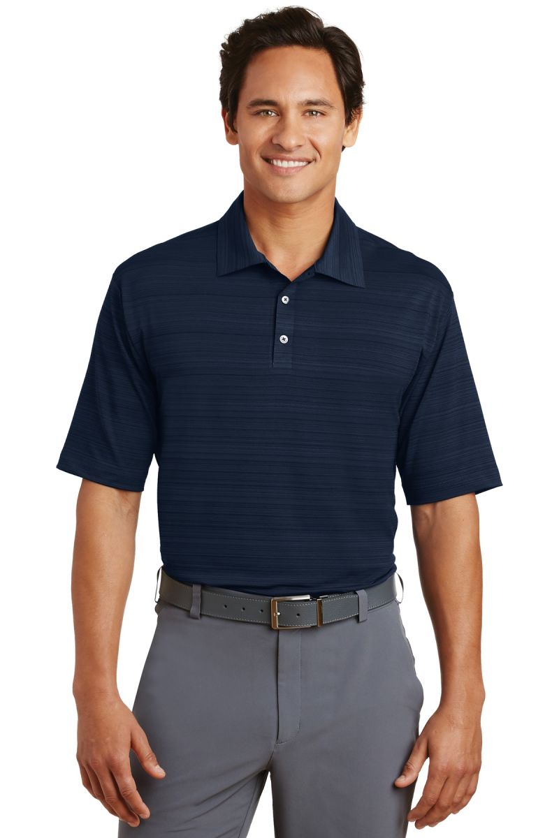 DISCONTINUED  Nike Elite Series Dri-FIT Heather Fine Line Bonded Polo