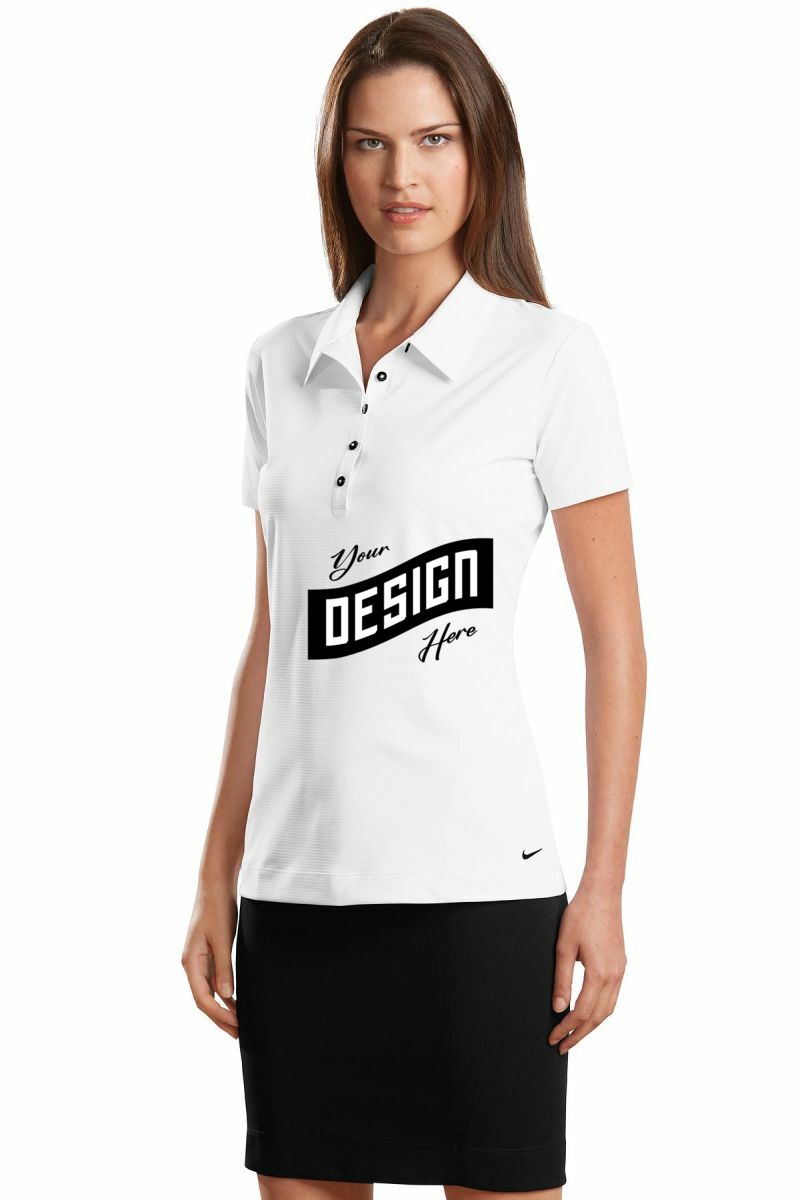  DISCONTINUED  Nike Elite Series Ladies Dri-FIT Ottoman Bonded Polo