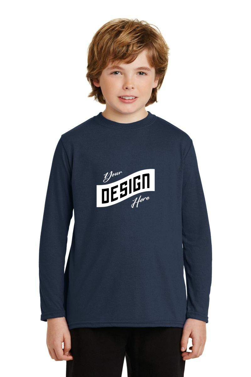  DISCONTINUED  Gildan ®  Youth Gildan Performance ®  Long Sleeve T-Shirt