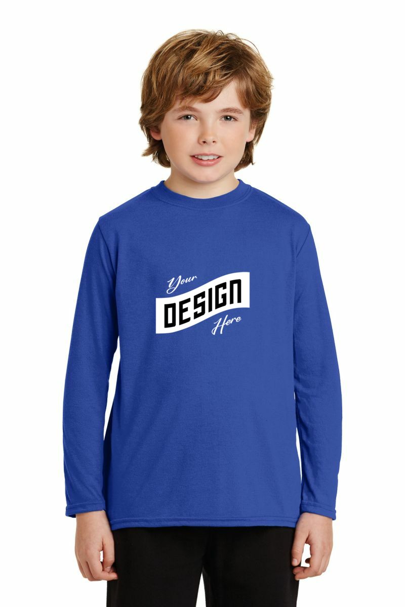  DISCONTINUED  Gildan ®  Youth Gildan Performance ®  Long Sleeve T-Shirt