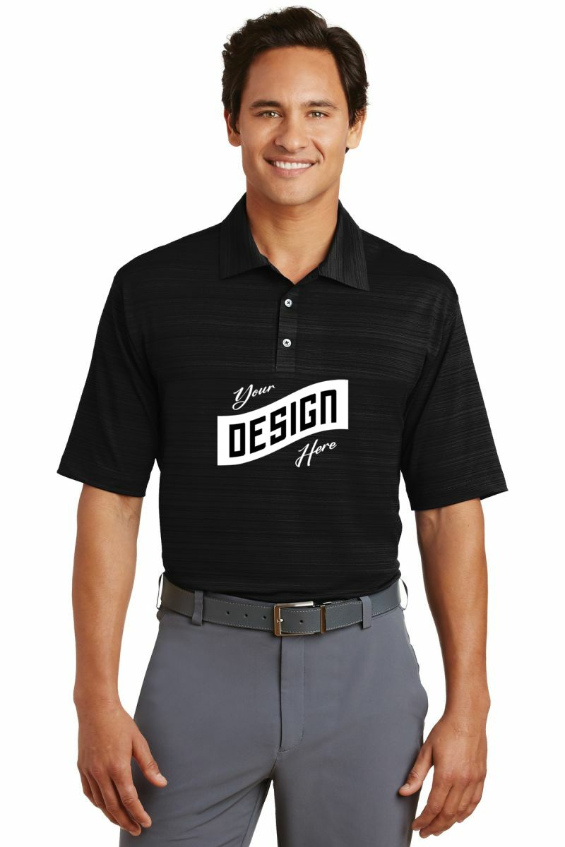  DISCONTINUED  Nike Elite Series Dri-FIT Heather Fine Line Bonded Polo