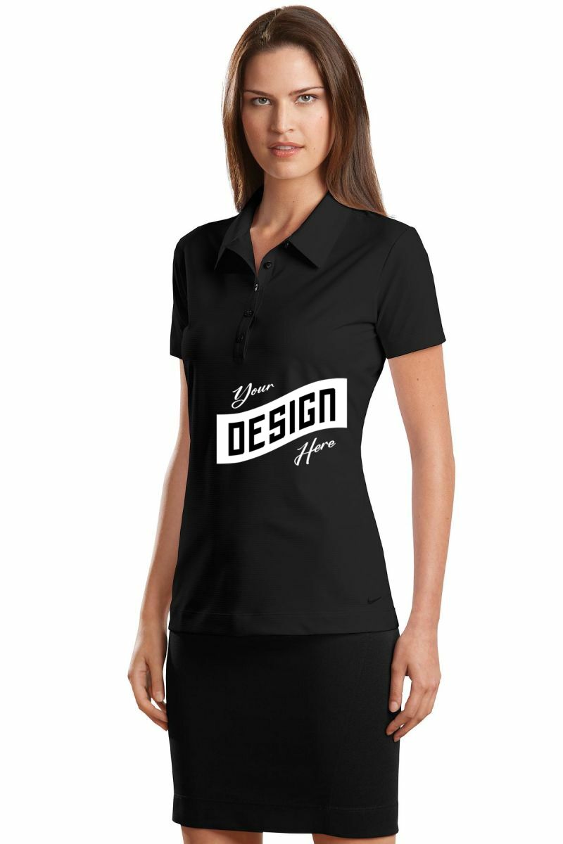  DISCONTINUED  Nike Elite Series Ladies Dri-FIT Ottoman Bonded Polo