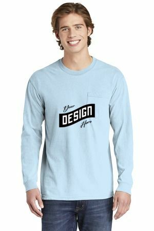 COMFORT COLORS ® Heavyweight Ring Spun Long Sleeve Pocket Tee