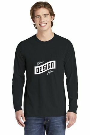 COMFORT COLORS ® Heavyweight Ring Spun Long Sleeve Pocket Tee