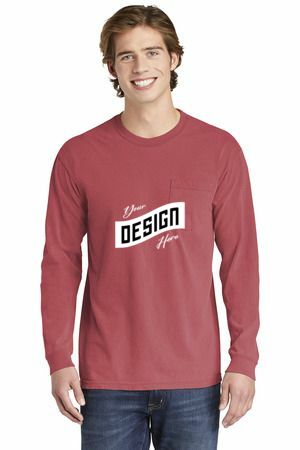 COMFORT COLORS ® Heavyweight Ring Spun Long Sleeve Pocket Tee