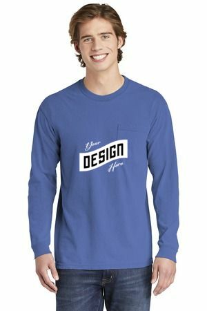 COMFORT COLORS ® Heavyweight Ring Spun Long Sleeve Pocket Tee
