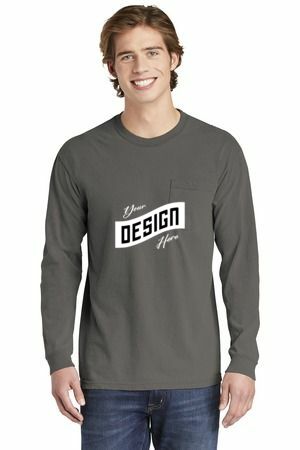 COMFORT COLORS ® Heavyweight Ring Spun Long Sleeve Pocket Tee