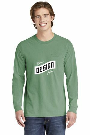 COMFORT COLORS ® Heavyweight Ring Spun Long Sleeve Pocket Tee
