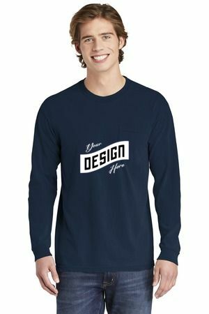 COMFORT COLORS ® Heavyweight Ring Spun Long Sleeve Pocket Tee