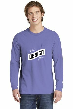COMFORT COLORS ® Heavyweight Ring Spun Long Sleeve Pocket Tee
