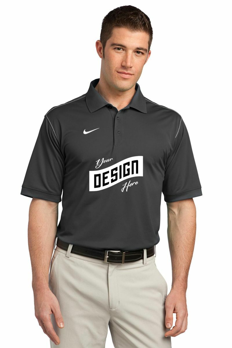 DISCONTINUED Nike Dri-FIT Sport Swoosh Pique Polo