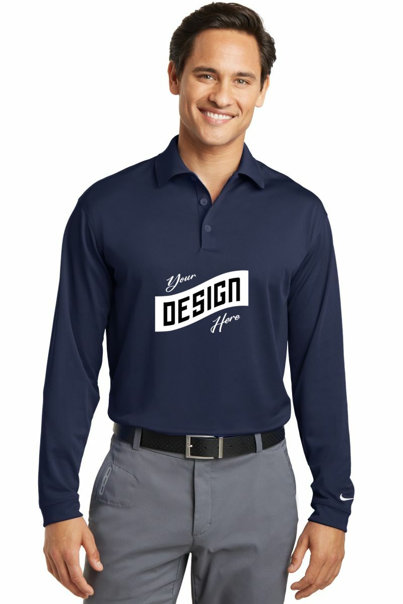 Nike Long Sleeve Dri-FIT Stretch Tech Polo