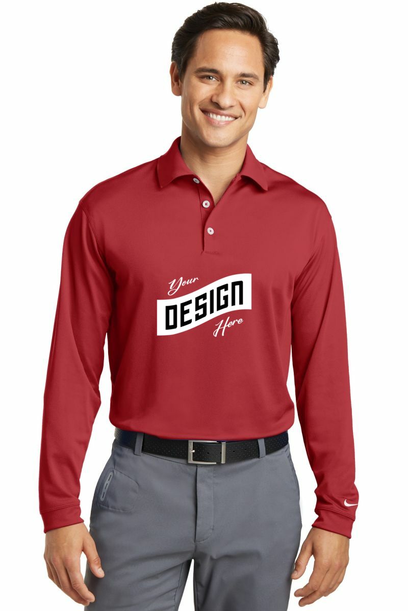 Nike Long Sleeve Dri-FIT Stretch Tech Polo